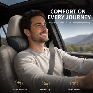 RoadLuxe – Luxury Breathable Car Neck Support Cushion