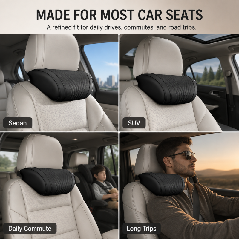RoadLuxe – Luxury Breathable Car Neck Support Cushion