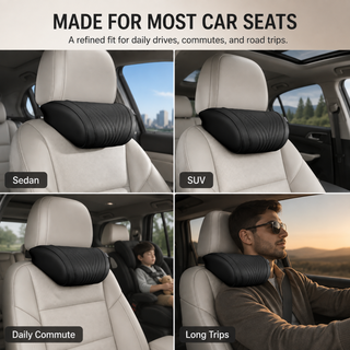 RoadLuxe – Luxury Breathable Car Neck Support Cushion