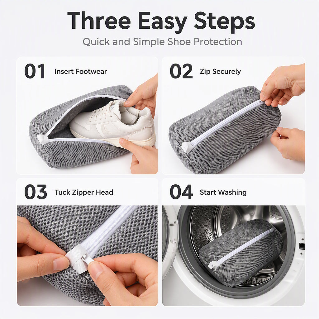 WashGuard – Protective Mesh Shoe Washing Bag