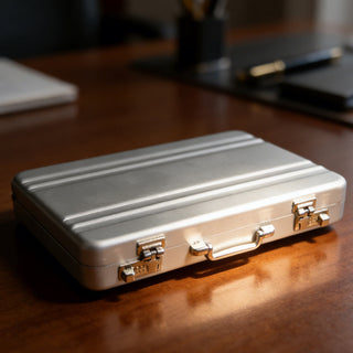 BriefGuard – Mini Briefcase Business Card Organizer