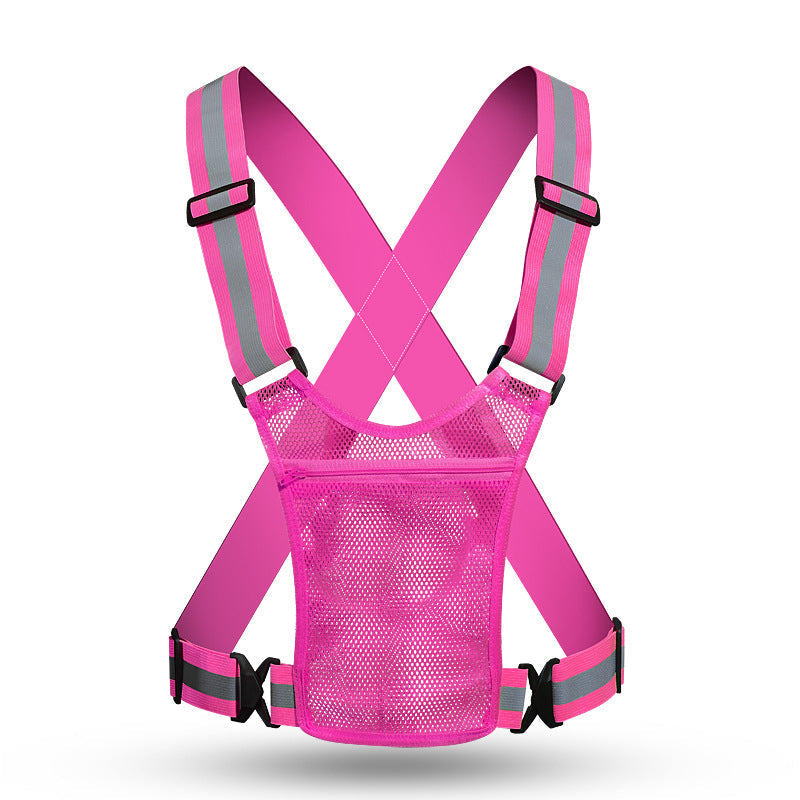 SafeGlow – Adjustable High-Visibility Reflective Safety Vest