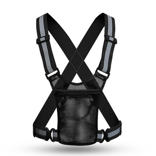SafeGlow – Adjustable High-Visibility Reflective Safety Vest