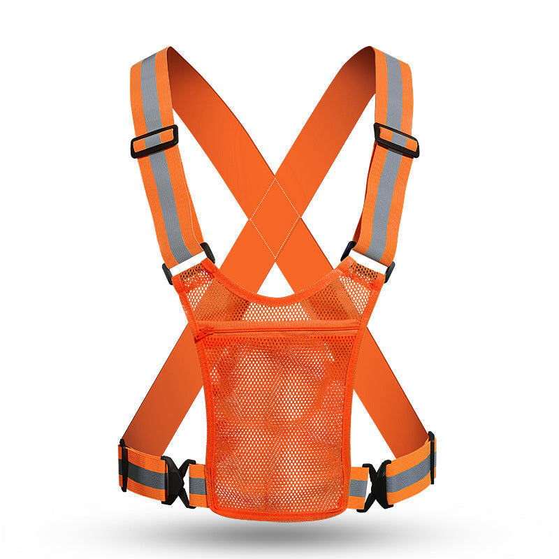 SafeGlow – Adjustable High-Visibility Reflective Safety Vest