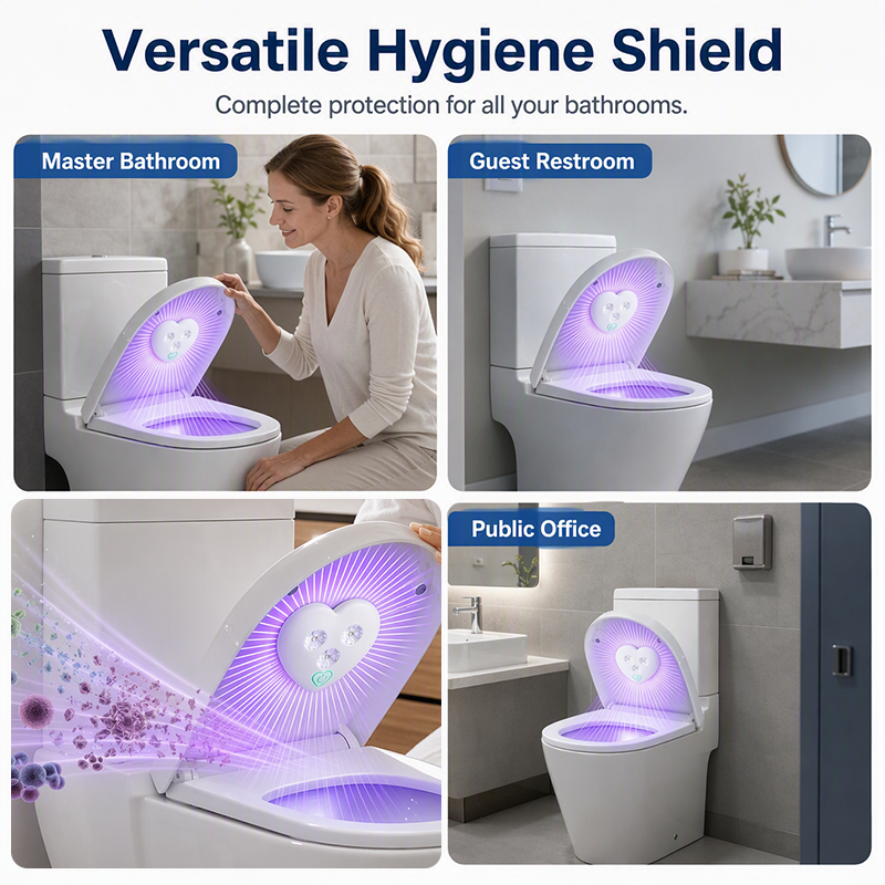 LidLume – Heart Shaped UVC Toilet Sterilizer Light
