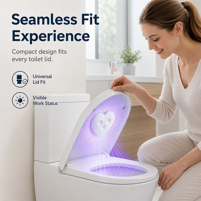 LidLume – Heart Shaped UVC Toilet Sterilizer Light