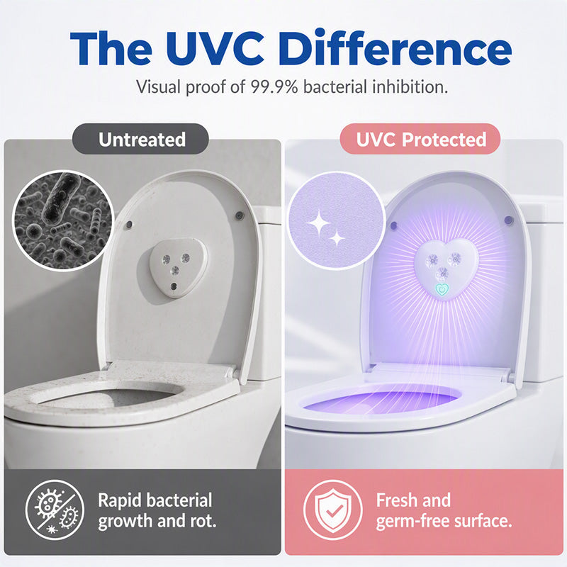 LidLume – Heart Shaped UVC Toilet Sterilizer Light