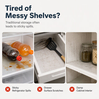 FreshLiner – Reusable Waterproof Non-Slip Fridge Shelf Mates