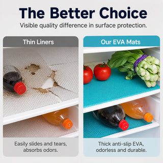 FreshLiner – Reusable Waterproof Non-Slip Fridge Shelf Mates