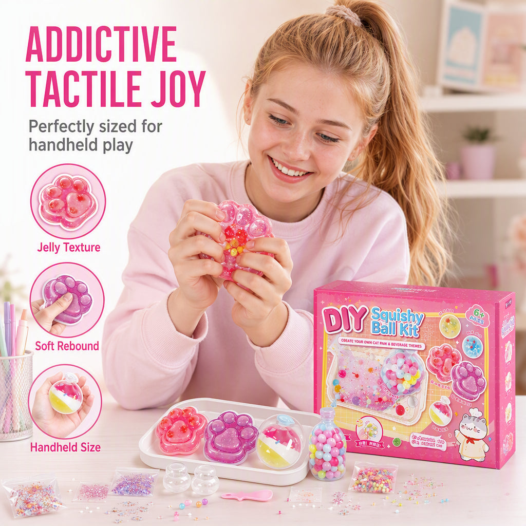 PawCraft – DIY Cat Paw Squishy Craft Kit