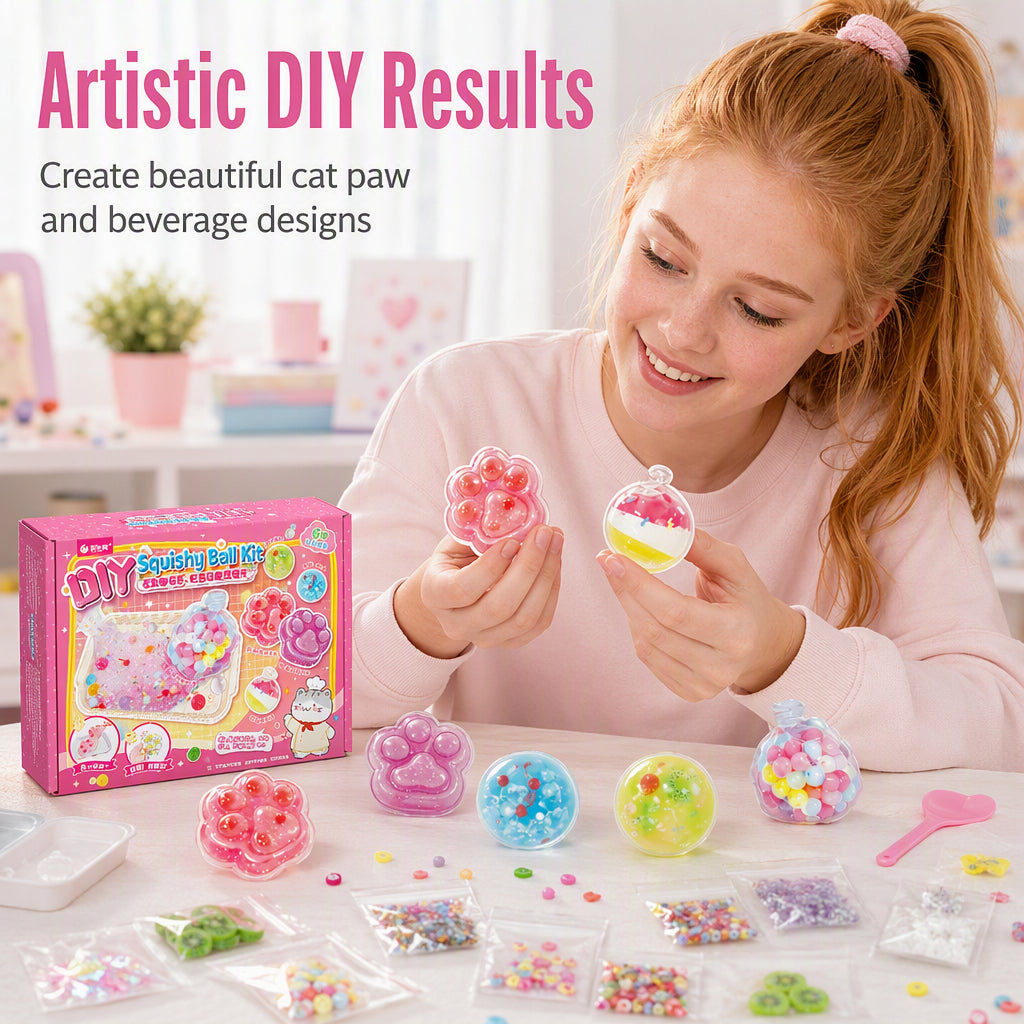 PawCraft – DIY Cat Paw Squishy Craft Kit