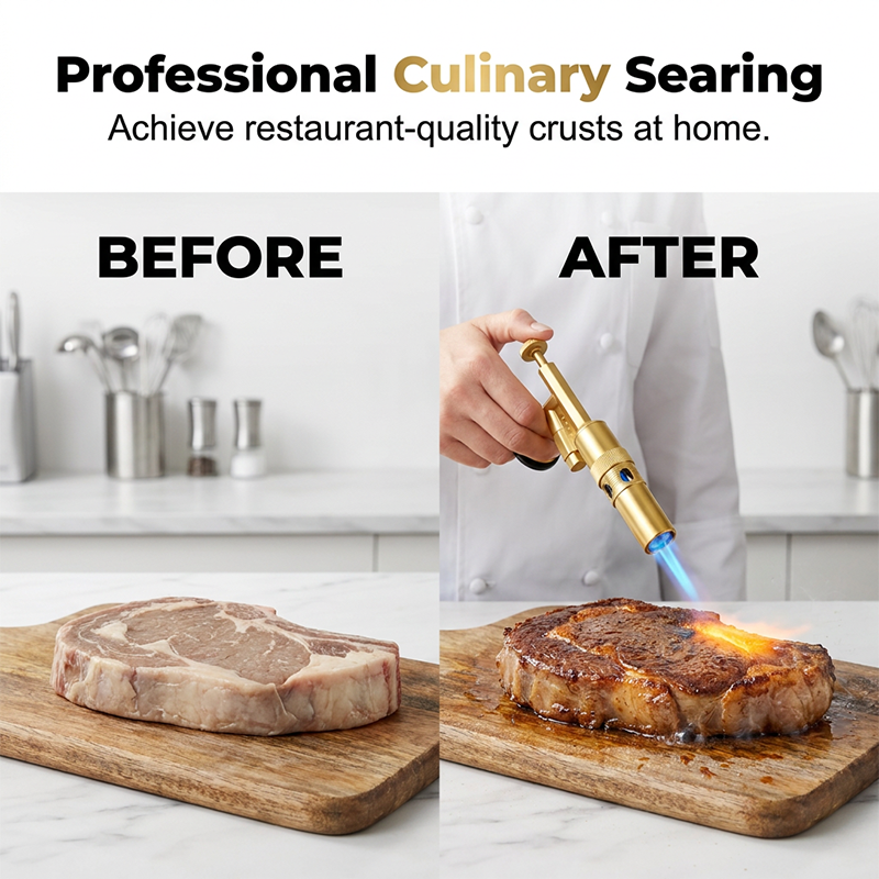 BlazeCraft – Professional Culinary & Outdoor Butane Torch
