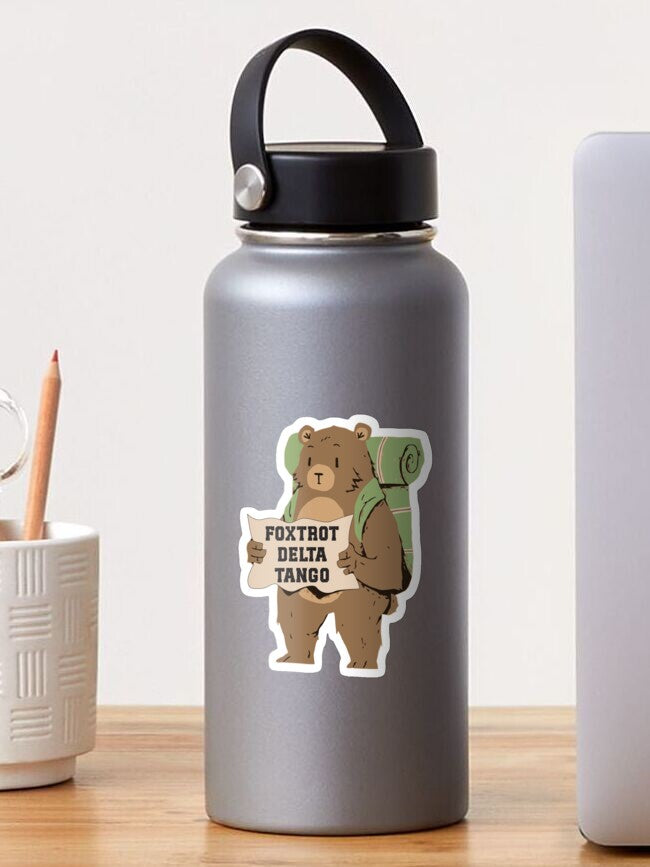 BearCharm | Adventure-Ready Bear Sticker