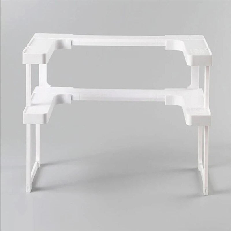 2 Layers Adjustable Shelf Organizer marnetic