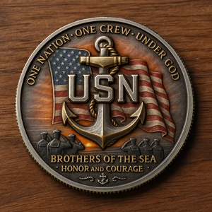 Deck Watch - Cold Waters Navy Commemorative Coin