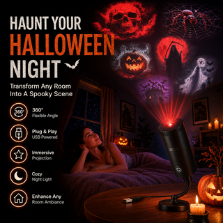 AstroLume – Rotating Galaxy Night Light Projector