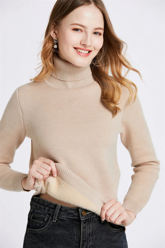 WarmHug – Knitted Fleece Bottoming Shirt