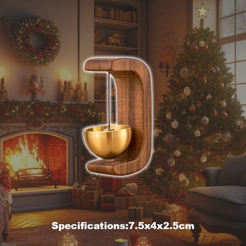 WindCrest | Elegant Wooden C-Shaped Chime