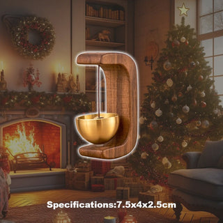 WindCrest | Elegant Wooden C-Shaped Chime