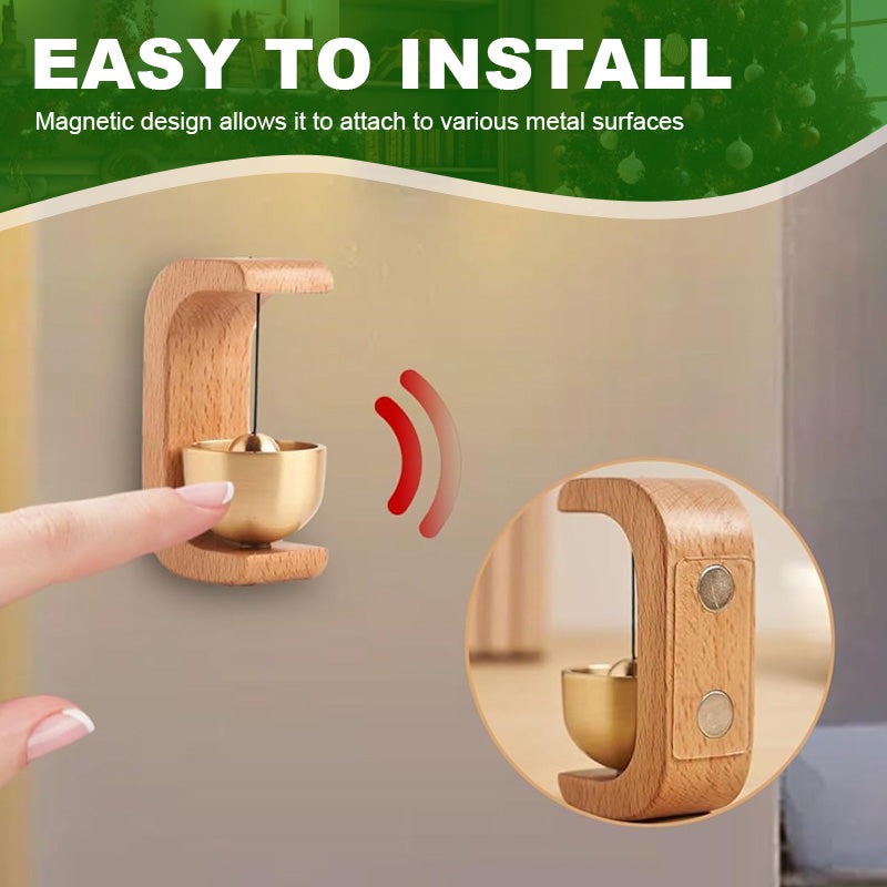 WindCrest | Elegant Wooden C-Shaped Chime