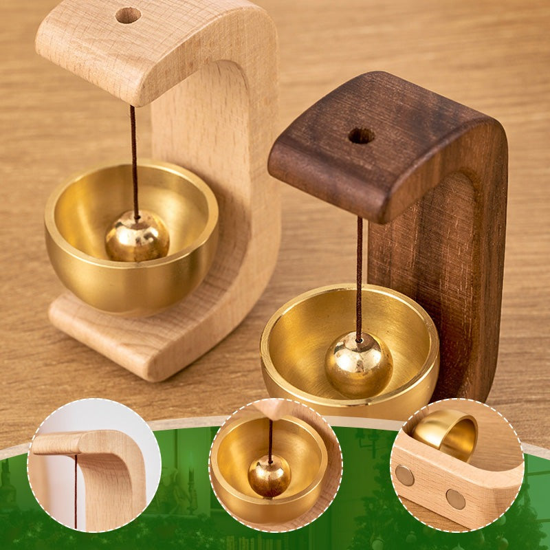 WindCrest | Elegant Wooden C-Shaped Chime