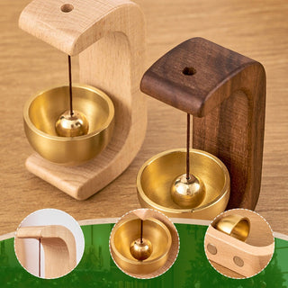 WindCrest | Elegant Wooden C-Shaped Chime