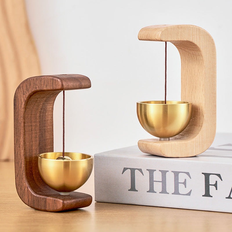 WindCrest | Elegant Wooden C-Shaped Chime