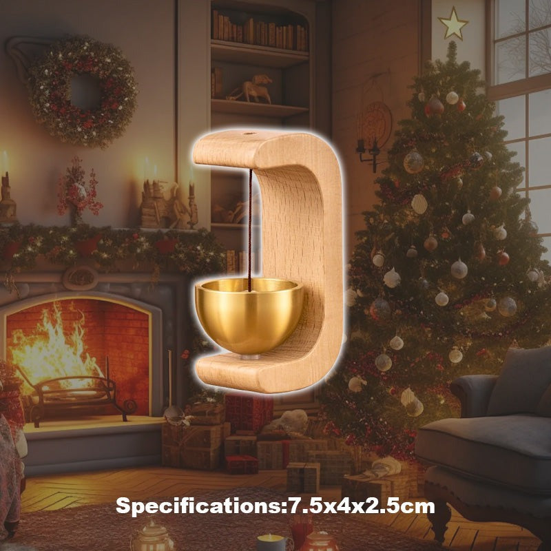 WindCrest | Elegant Wooden C-Shaped Chime