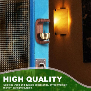 WindCrest | Elegant Wooden C-Shaped Chime