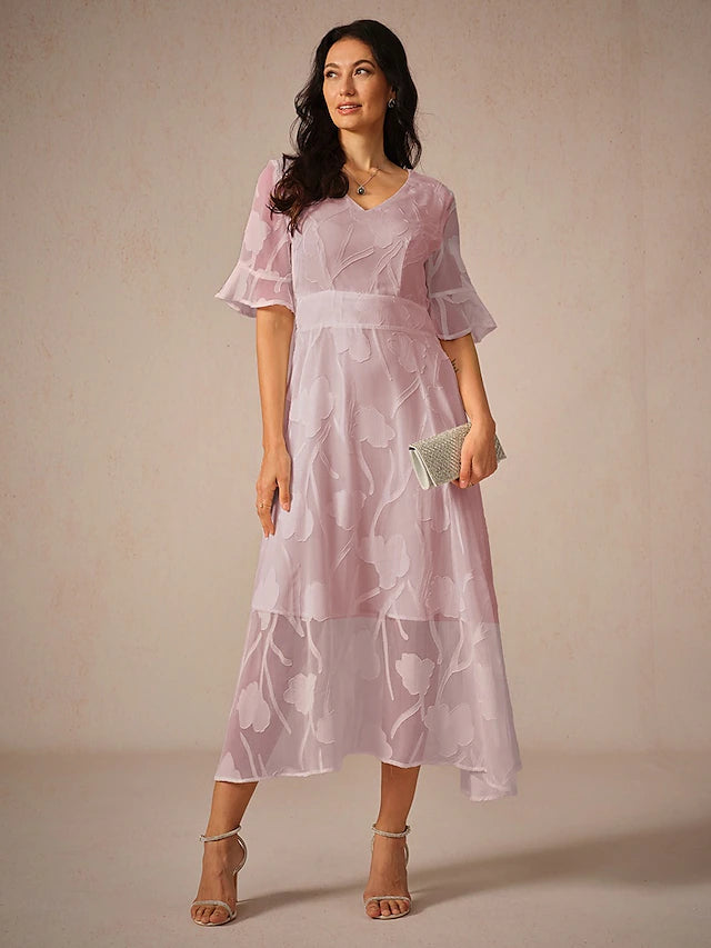 Lunessa | V-Neck Evening Maxi Dress