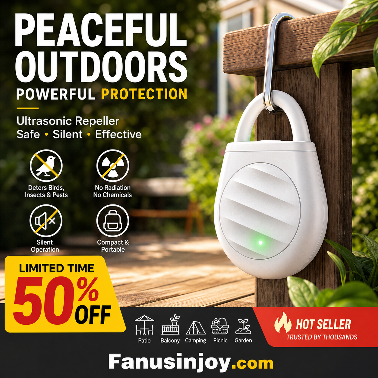 SonicAway – Multi-Frequency Portable Pest Repeller
