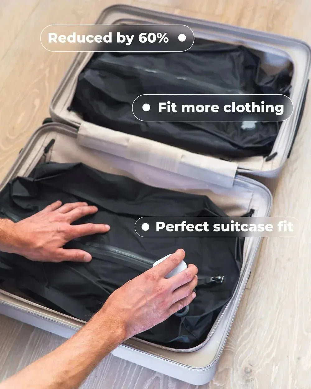 VakuShield™ Pro Vacuum Storage Bags with PocketPump - BrinoaVakuShield™ Pro Vacuum Storage Bags with PocketPumpVakuShield™ Pro Vacuum Storage Bags with PocketPump