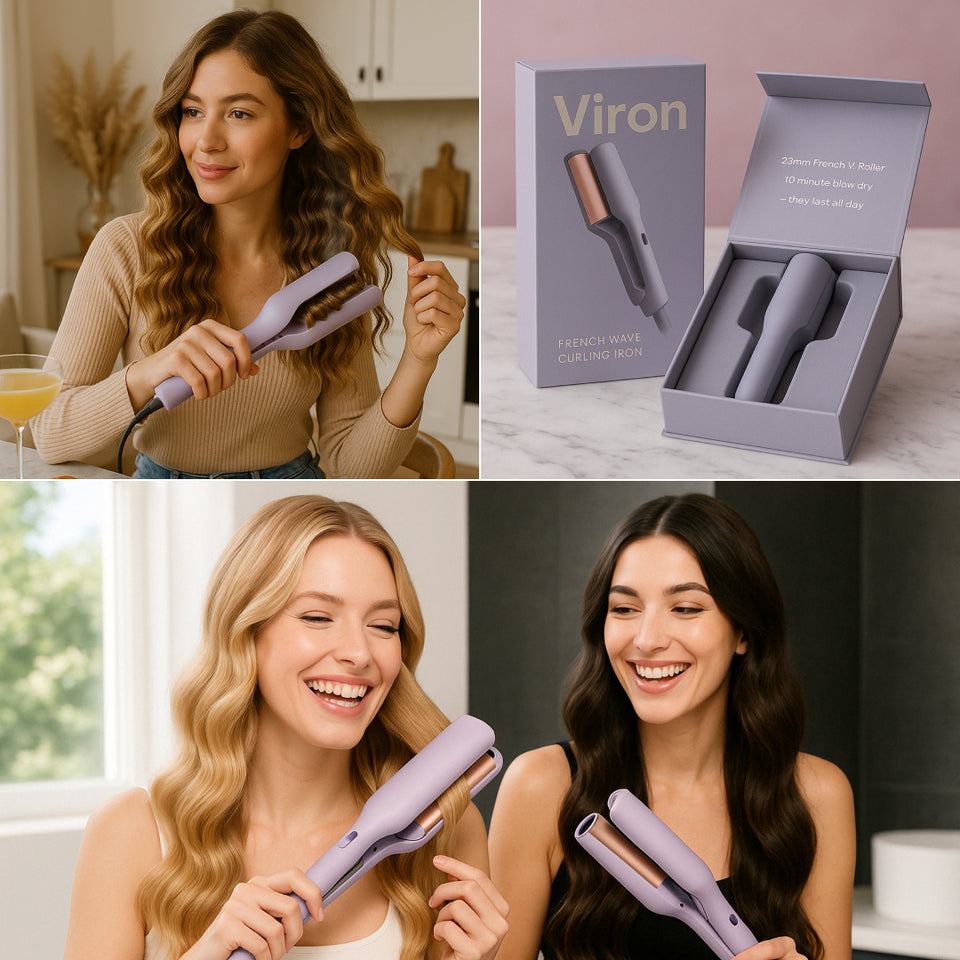 VIRON – formázz francia hullámokat másodpercek alatt, élvezd egész nap + AJÁNDÉK - Image 2