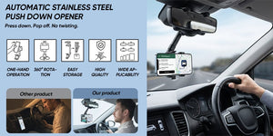 DriveView – 360° Rearview Mirror Phone Holder