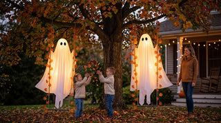 GhostGlow – Illuminated Swinging Halloween Ghost Decoration