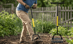 GrassLift – Spring-Loaded Manual Aerator Tool