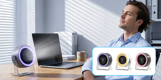 TurboBreeze – Silent Precision Desktop Fan