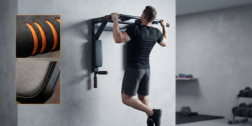 IronForce - Wall-Mounted Multifunctional Pull-Up Bar