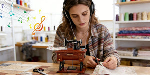 MemoirBox – Retro Sewing Machine Music Box