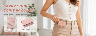 VeloraCharm – Elegant Minimalist 3-Fold Wallet