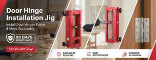 HingeCraft – Professional Adjustable Aluminium Door Hinge Jig
