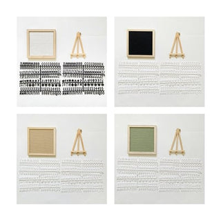 LetterLuxe – Premium Wooden Felt Letter Board
