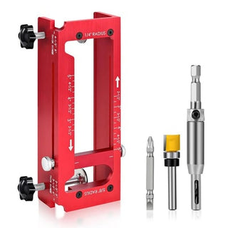 HingeCraft – Professional Adjustable Aluminium Door Hinge Jig
