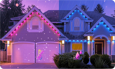 SpectrumGlow - Smart RGB Lights for Yard, Patio & Pool