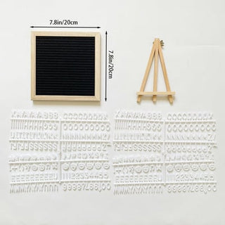 LetterLuxe – Premium Wooden Felt Letter Board