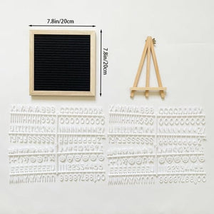 LetterLuxe – Premium Wooden Felt Letter Board