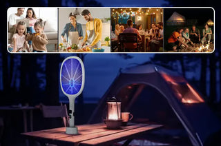 BugShield – Foldable Rechargeable Bug Zapper Racket