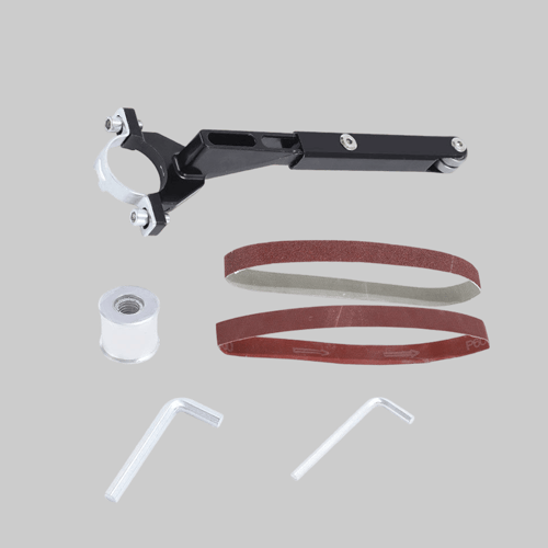 GrindTrack – Stable Belt Sander Attachment for Angle Grinders