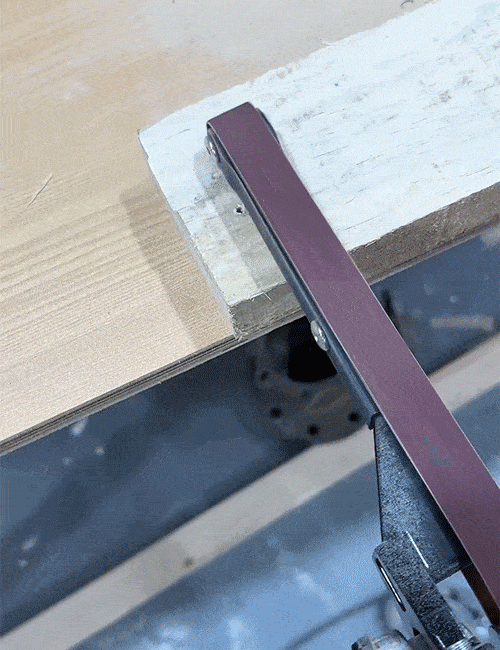 GrindTrack – Stable Belt Sander Attachment for Angle Grinders
