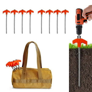 GripLock – Heavy Duty Screw In Tent Stakes